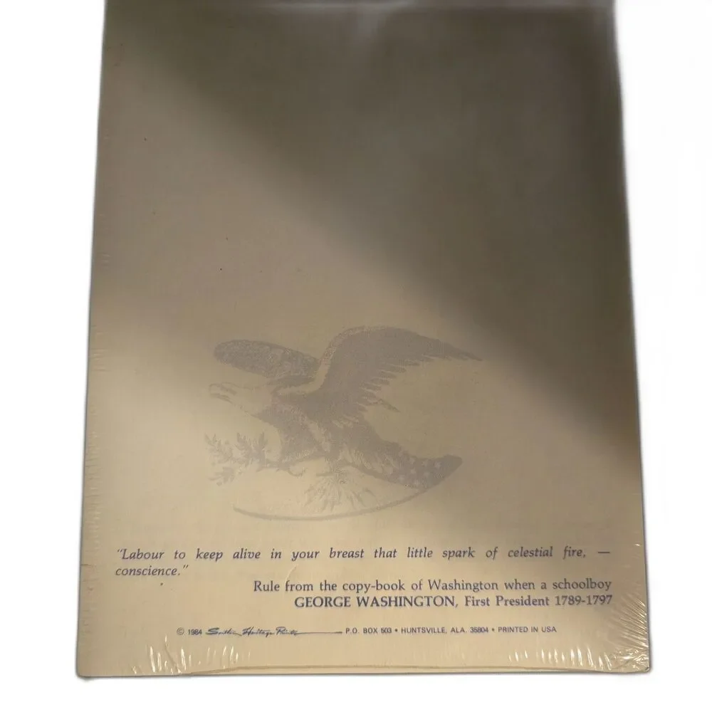 Vintage 1984 Presidential Quotes Memo Paper Southern Heritage Prints Paper...